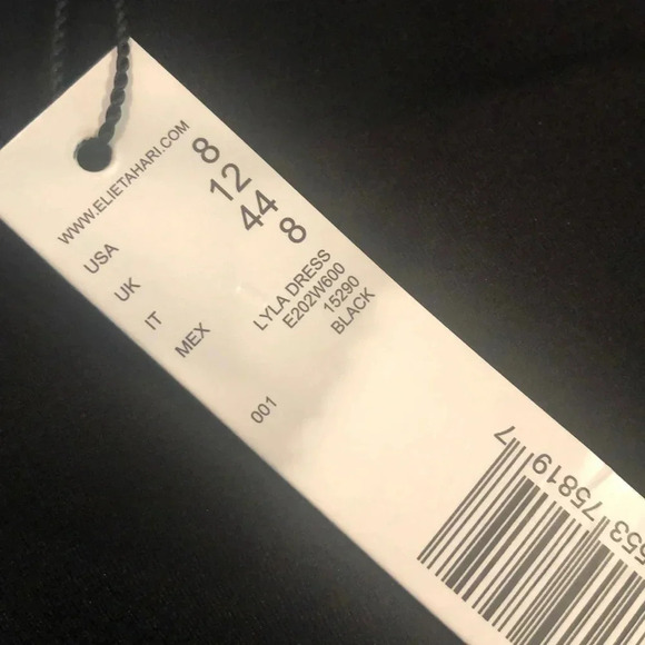 ELIE TAHARI LYLA SHEETH NEW WOMENS DRESS BLACK DRESSES WEDDING FORMAL SIZE 8 - Picture 7 of 7